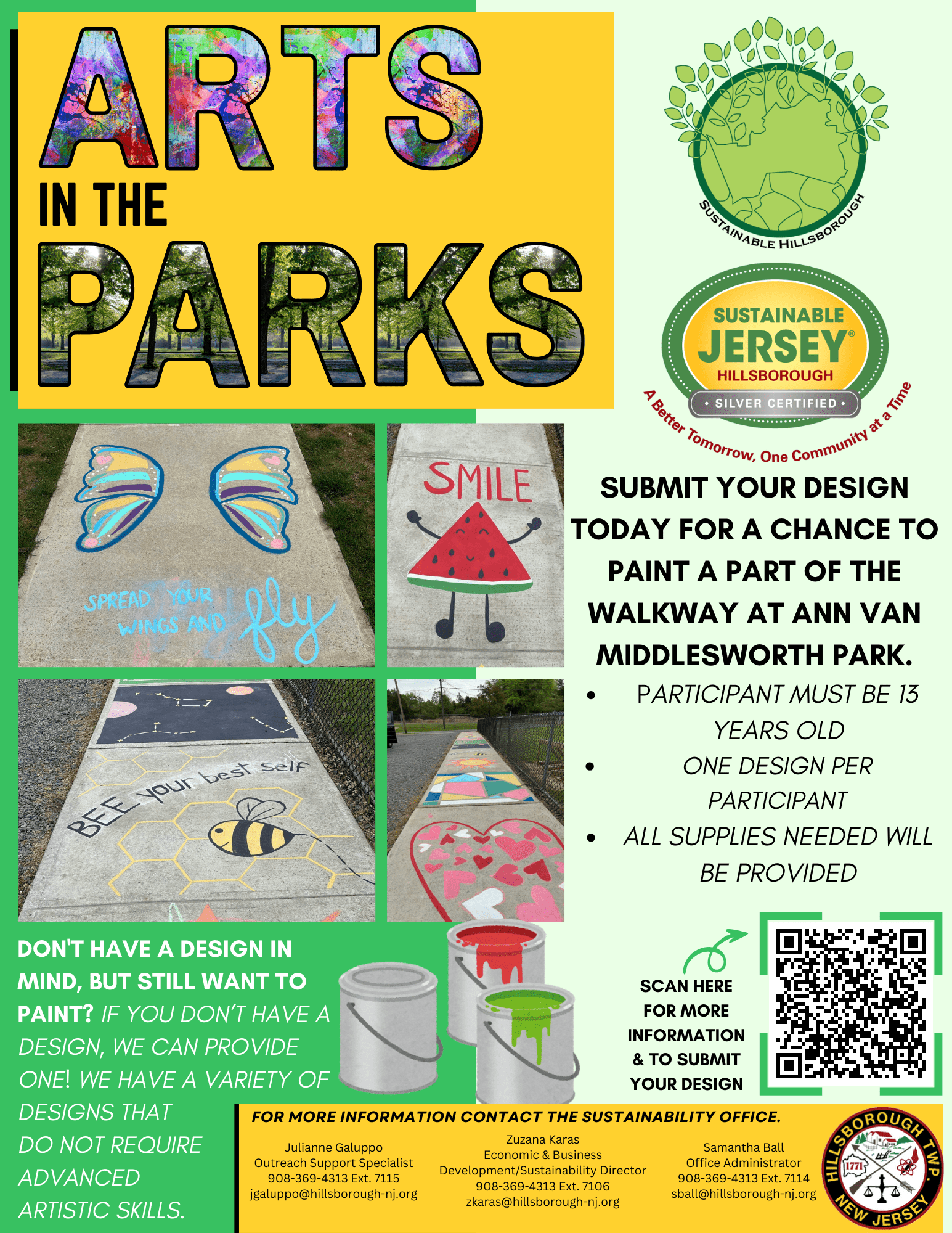 Arts in the Parks flyer min
